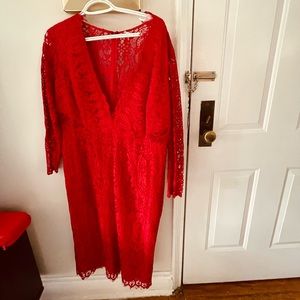 RED HOT Cocktail dress